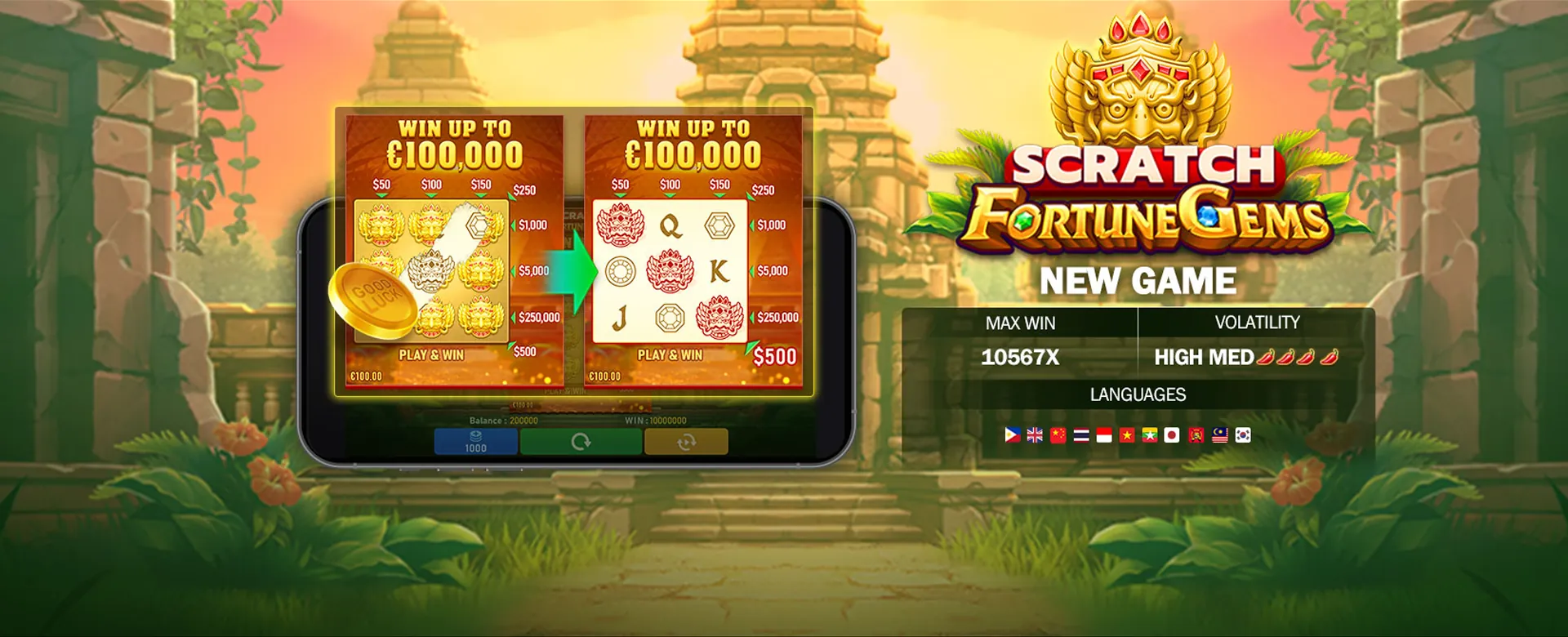 Dynamic background illustrating mobile gaming